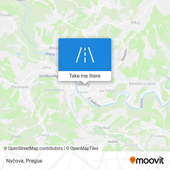 Карта Nyčova