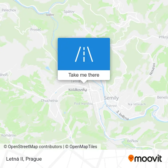 Карта Letná II