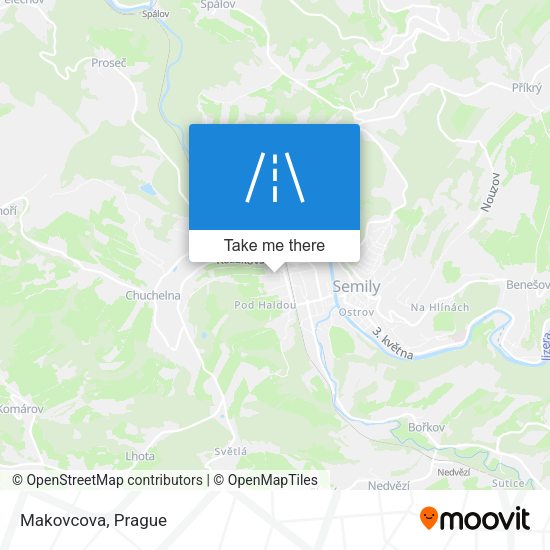 Карта Makovcova