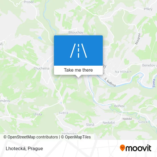 Карта Lhotecká