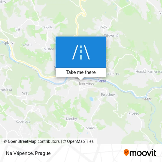 Карта Na Vápence