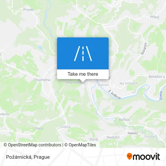 Карта Požárnická