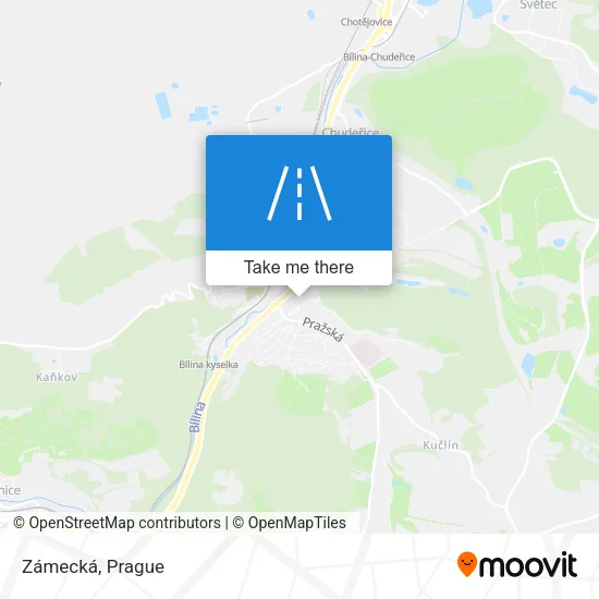Карта Zámecká