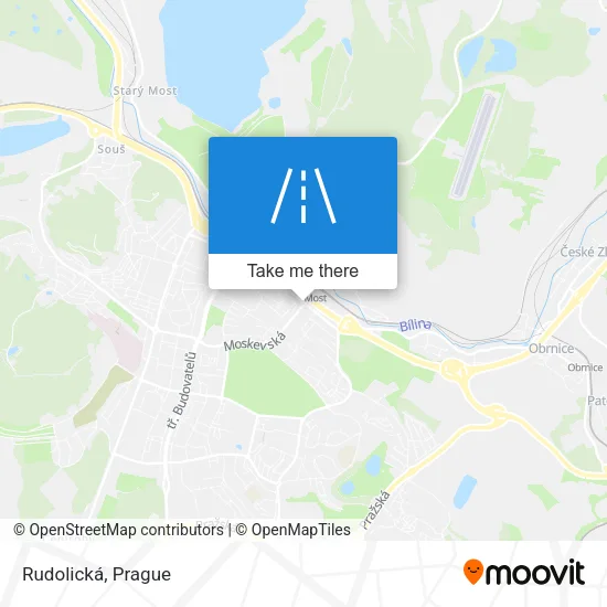 Карта Rudolická