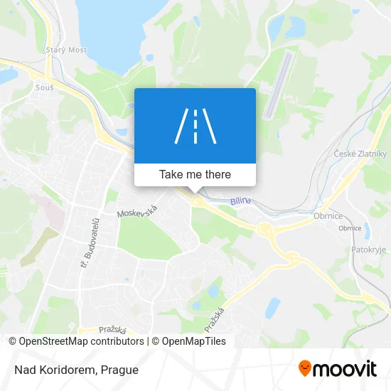 Карта Nad Koridorem