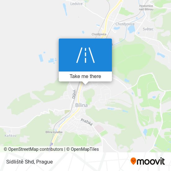 Sídliště Shd map