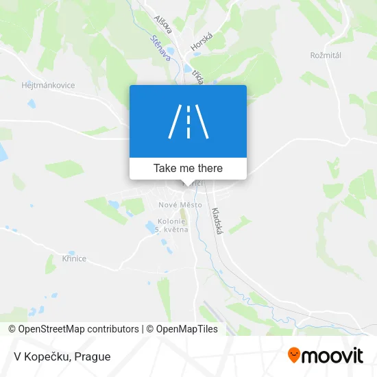 Карта V Kopečku