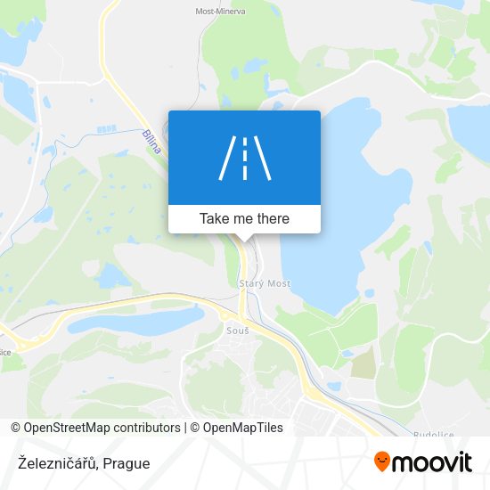 Železničářů map