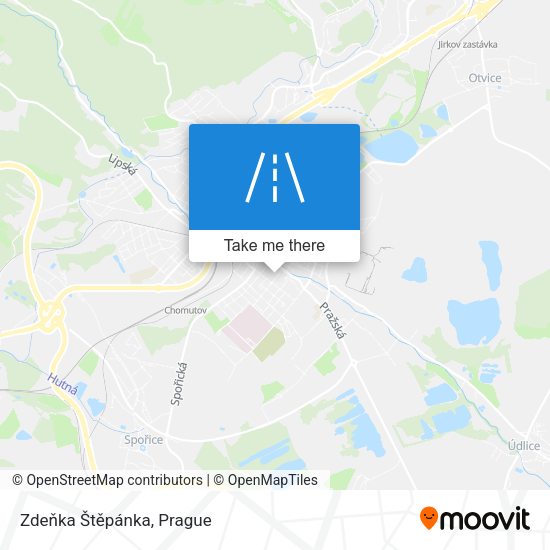 Zdeňka Štěpánka map