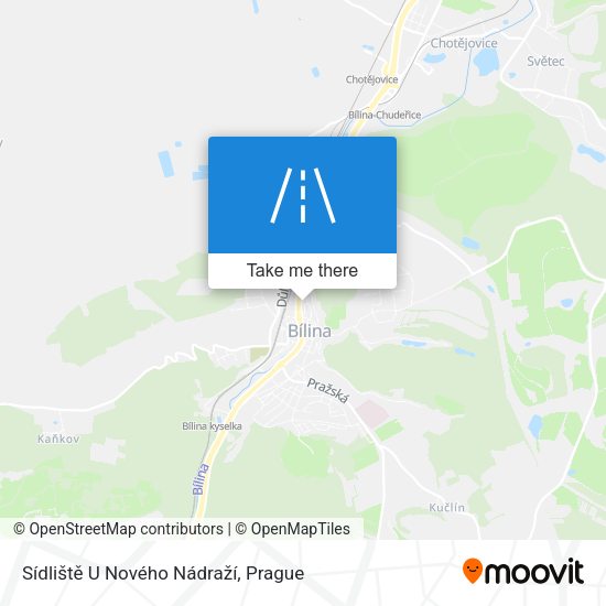 Sídliště U Nového Nádraží map