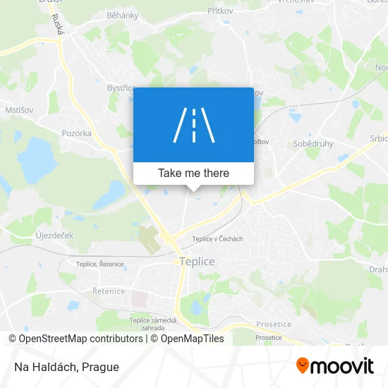 Карта Na Haldách