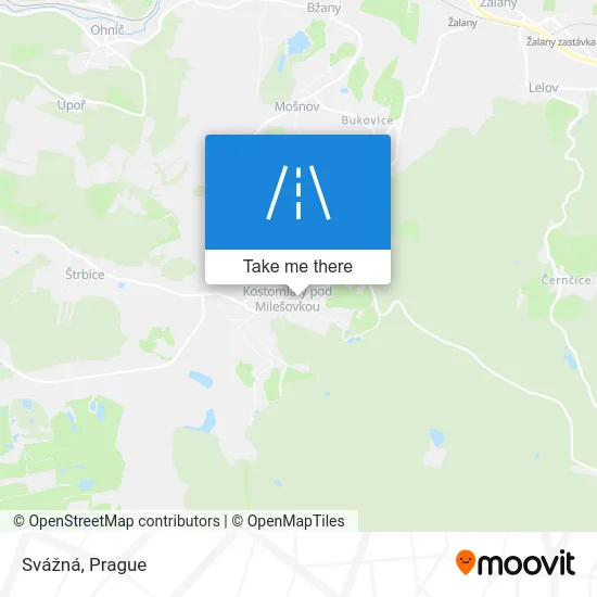 Карта Svážná