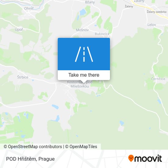 POD Hřištěm map
