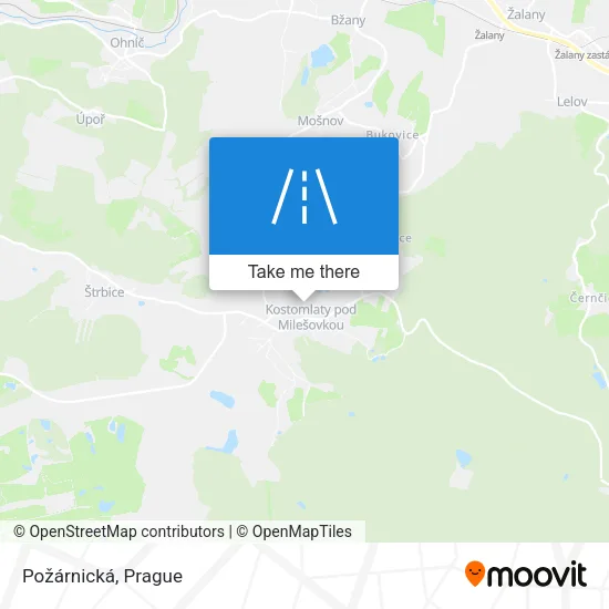 Карта Požárnická