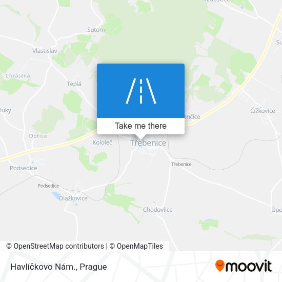 Havlíčkovo Nám. map
