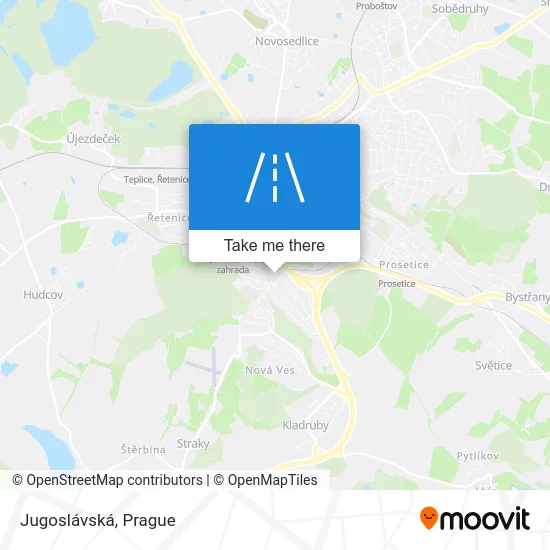 Карта Jugoslávská