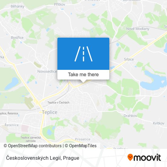 Československých Legií map