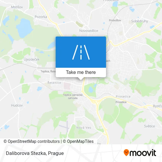 Карта Daliborova Stezka