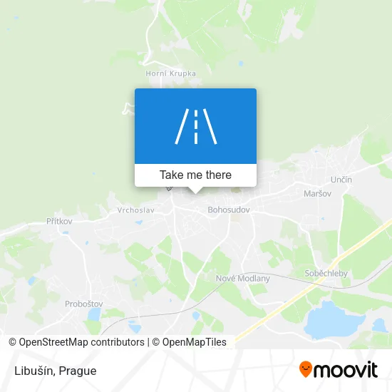 Карта Libušín