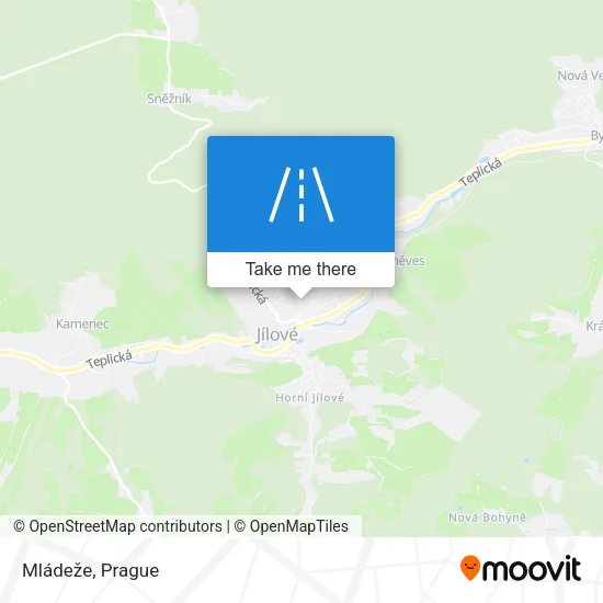 Карта Mládeže