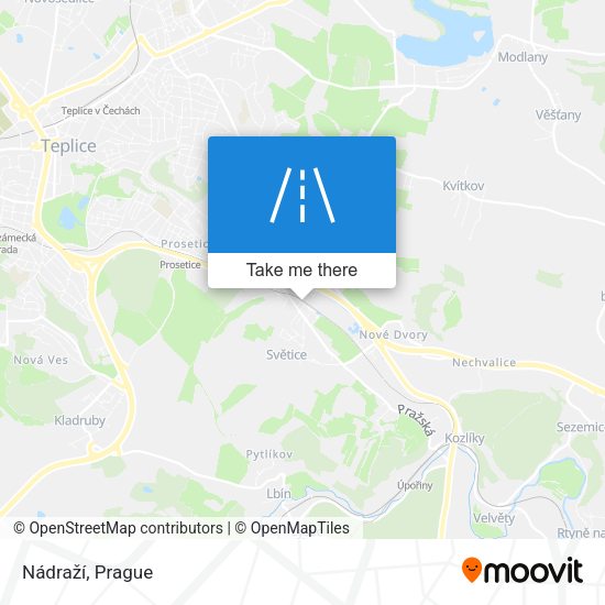Nádraží map