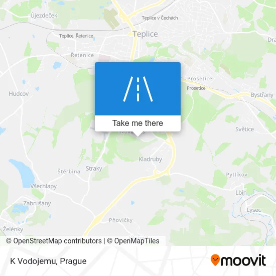 Карта K Vodojemu