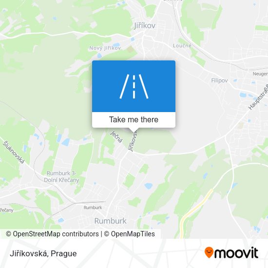 Jiříkovská map