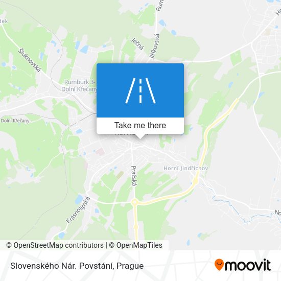Slovenského Nár. Povstání map