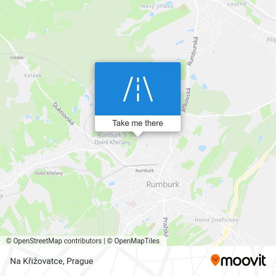 Na Křižovatce map