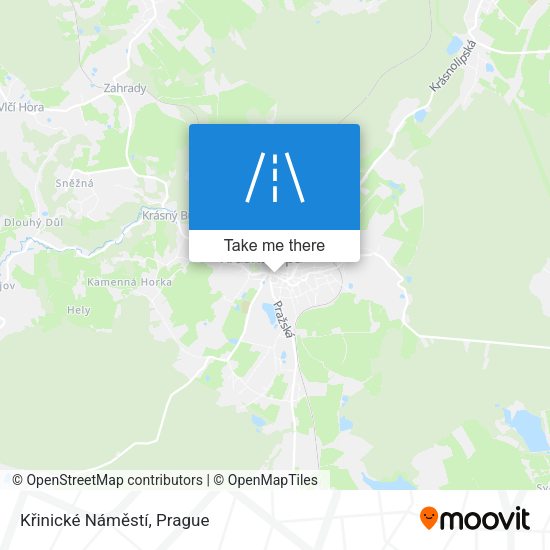 Křinické Náměstí map