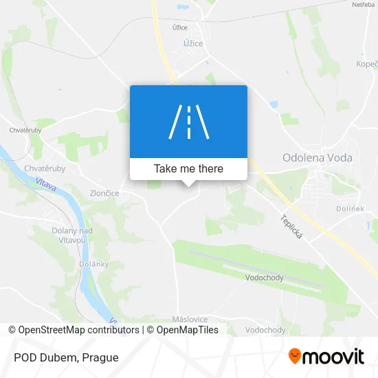 Карта POD Dubem