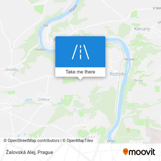 Žalovská Alej map