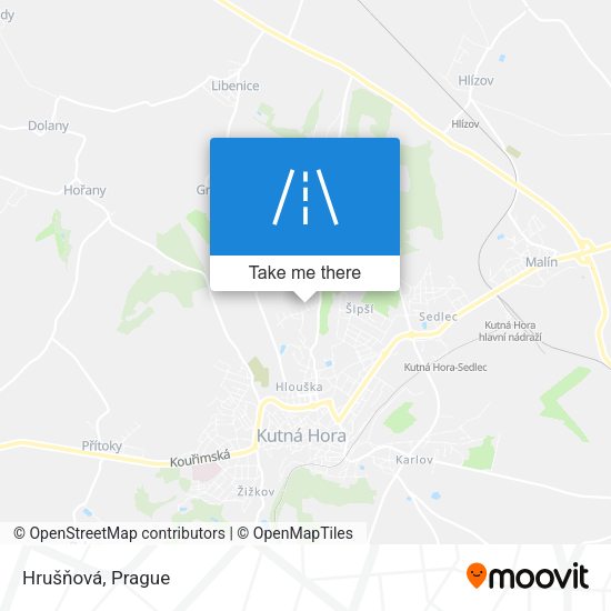 Hrušňová map