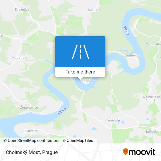 Cholínský Most map
