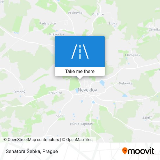 Senátora Šebka map