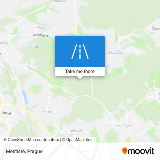 Карта Měštiště