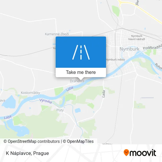 Карта K Náplavce