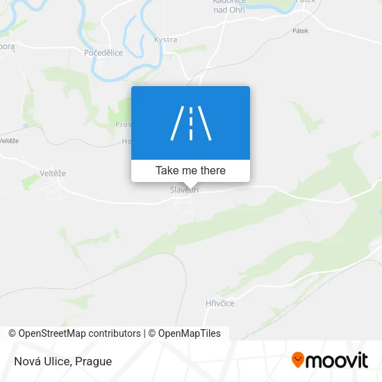 Карта Nová Ulice