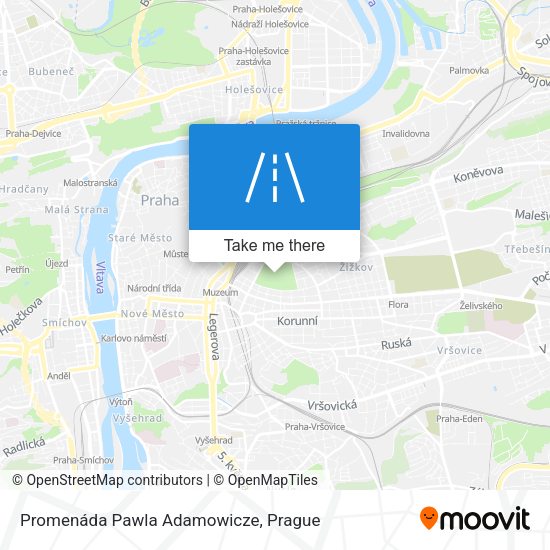 Promenáda Pawla Adamowicze map