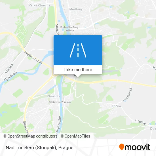 Nad Tunelem (Stoupák) map