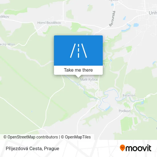 Карта Příjezdová Cesta
