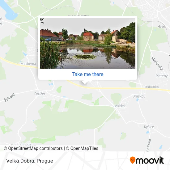 Карта Velká Dobrá