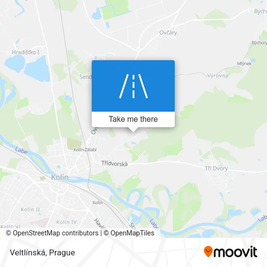 Карта Veltlínská