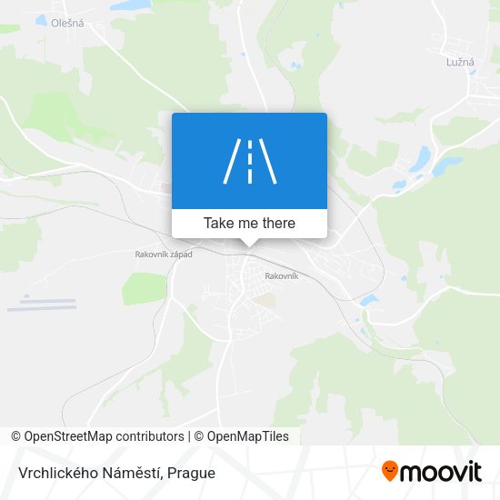 Vrchlického Náměstí map
