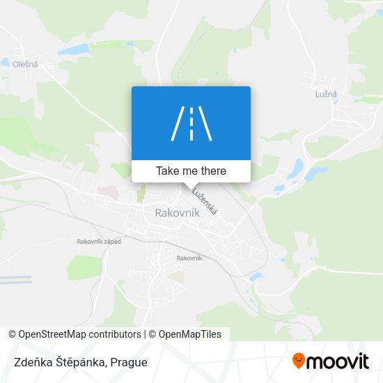 Zdeňka Štěpánka map
