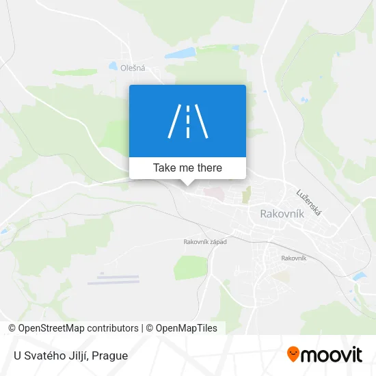 Карта U Svatého Jiljí
