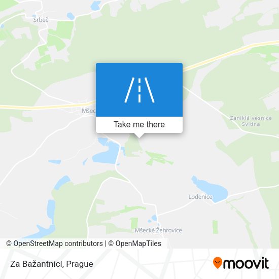 Za Bažantnicí map