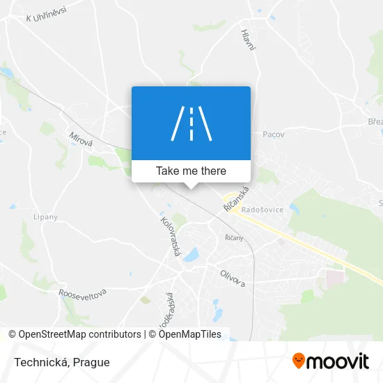 Карта Technická