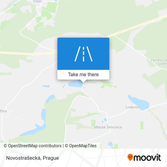 Карта Novostrašecká