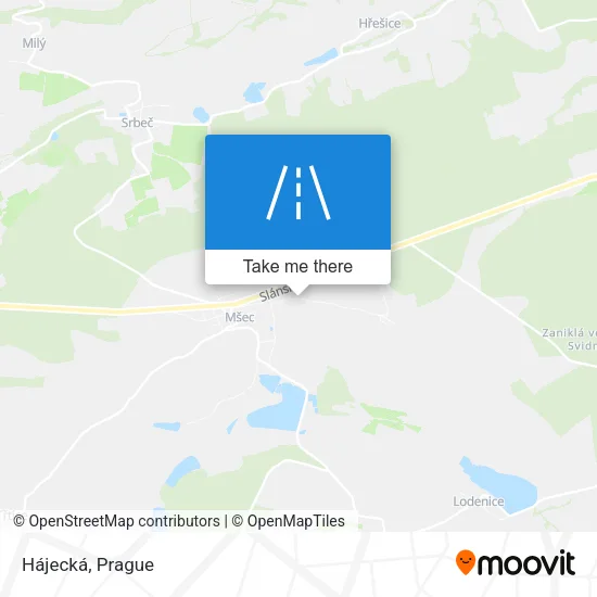 Карта Hájecká